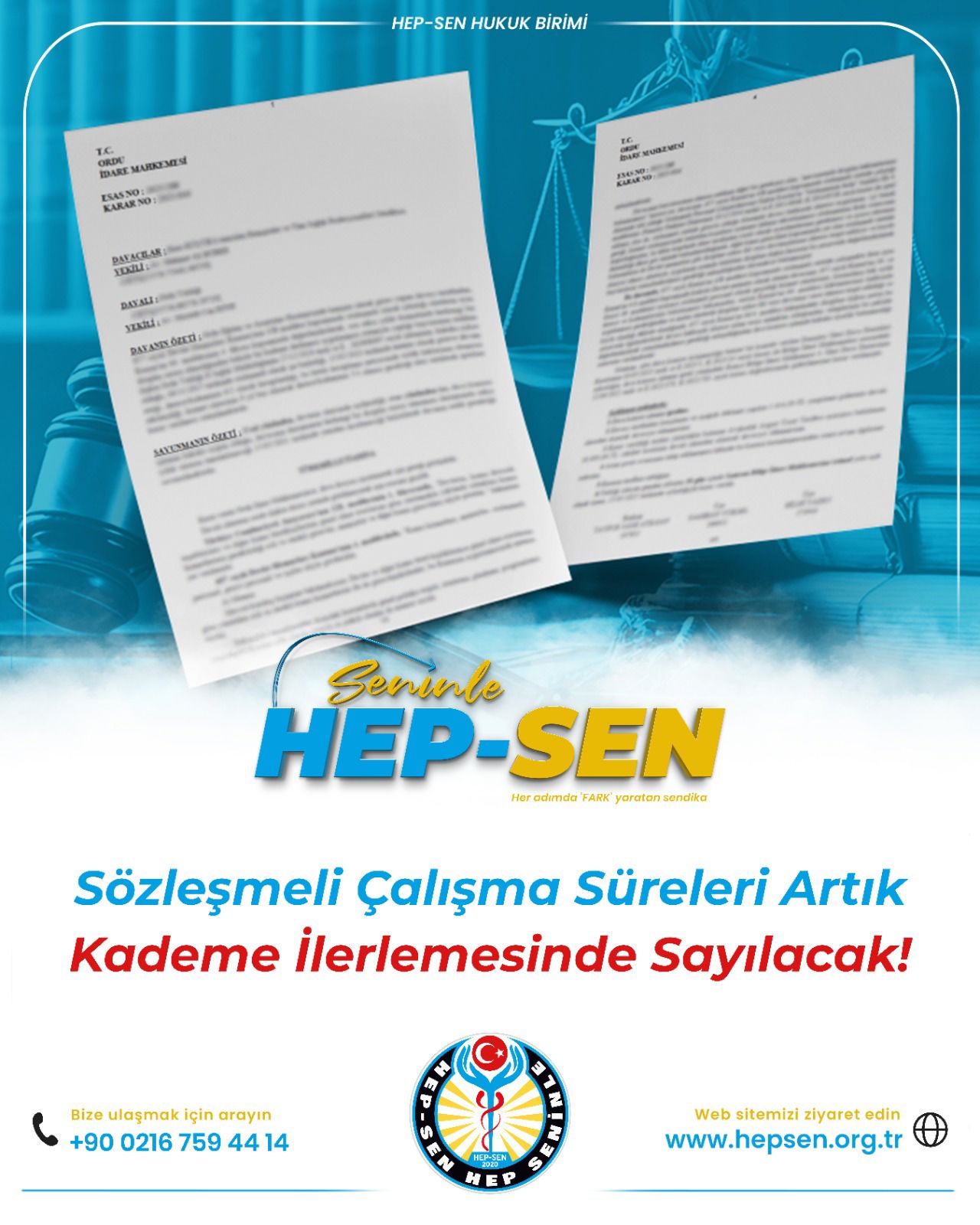 Sözleşmeli Çalışma Süreleri Artık Kademe İlerlemesinde Sayılacak